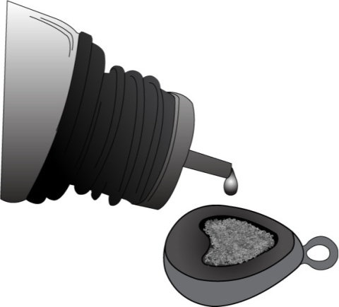 Drop Bomb Feeder 20g - Feeder Bait Drop Bomb Feeder 20g - Feeder Bait