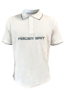 Koszulka Polo Biała - Feeder Bait