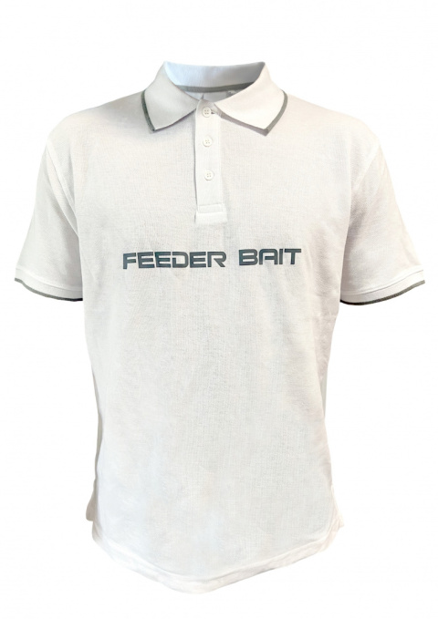 Koszulka Polo Biała - Feeder Bait Koszulka Polo Biała - Feeder Bait