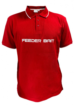 Koszulka Polo Czerwona - Feeder Bait