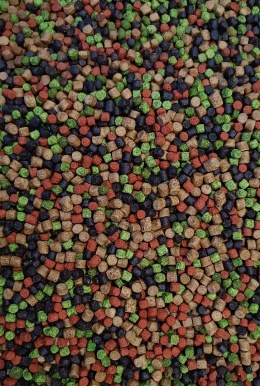 Micro Pellet 4mm Tutti Frutti -Green & Black & Red- Feeder Bait