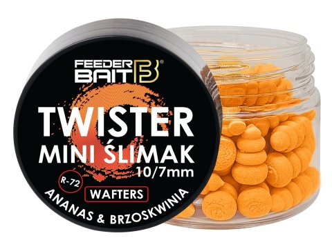 Mini Ślimak Wafters - R-72 Ananas & Brzoskwinia - Feeder Bait