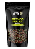 Pellet 4mm Halibut - Green & Black & Red - Feeder Bait