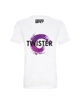 T-shirt Biały Twister - Feeder Bait