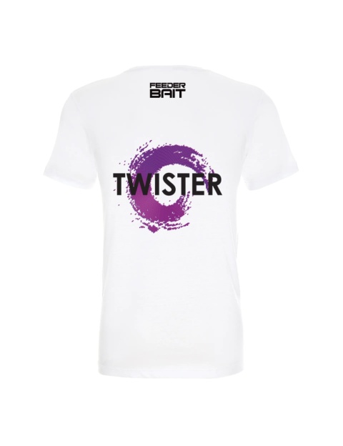 T-shirt Biały Twister - Feeder Bait